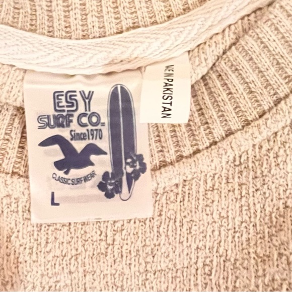 🆕- ESY Surf Co.- Embroidered Knit Portland Maine Lobster Crewneck Sweatshirt - Picture 4 of 5